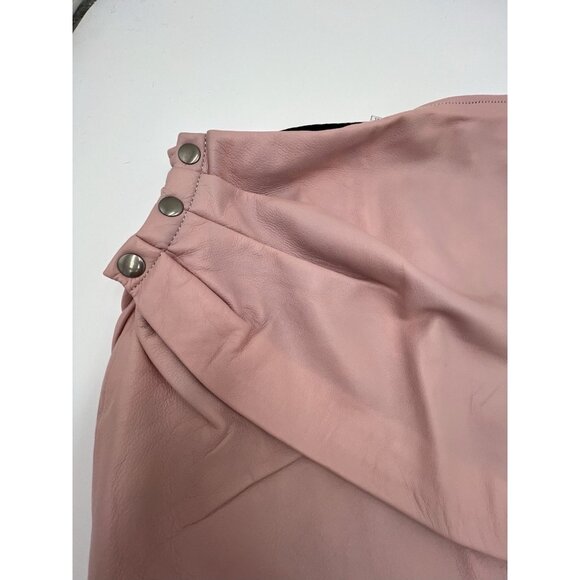 NWT ASILIO Blush Pink Artist In The Awe Side Snap Wrap Skirt Skirt Size Medium - Picture 3 of 10